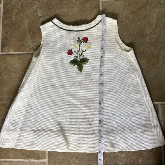 Ruth Of Carolina Dress Girls 12 Months Vintage 70s Matching Set Strawberries - Picture 10 of 16